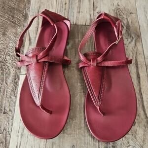 Timberland Red Leather Sandals